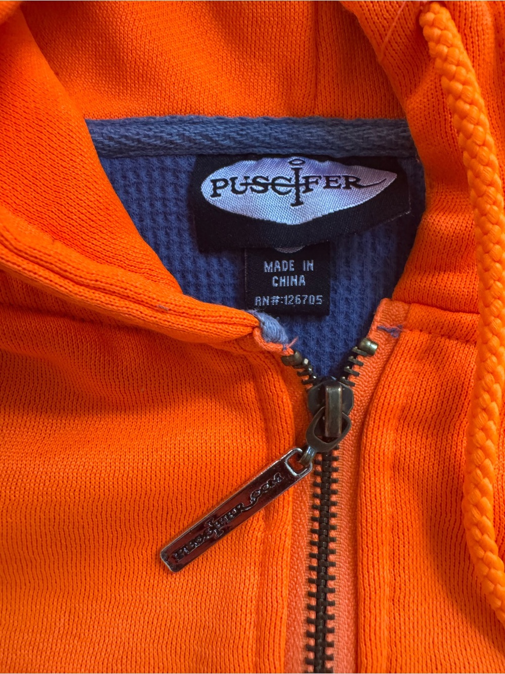 Vintage Puscifer Orange Zip Hoodie PLUS GIFT - Picture 6 of 9